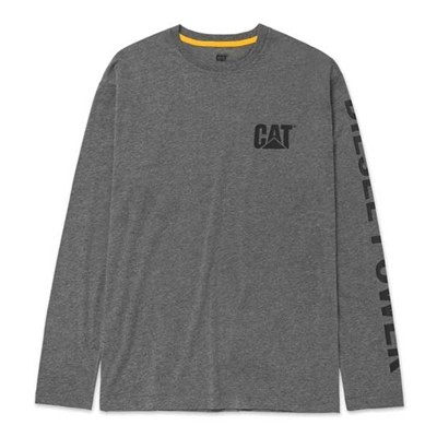 M1010042GRY • L/S Tee Dark Heather Grey
